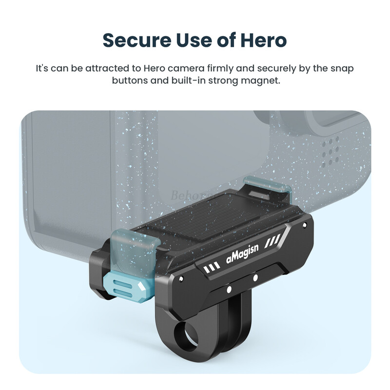 Magnetska baza za GoPro Hero 12/GoPro 11/10/9/8/GoPro11Mini/MAX Adapter za montiranje s brzim otpuštanjem Dodaci za sportsku kameru