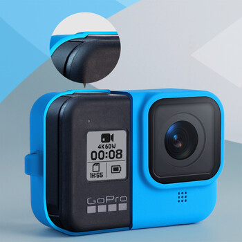 Go Pro Hero 8 Защитен силиконов калъф за GoPro Hero 8 Silicon Skin Protect Frame Черна екшън камера Аксесоари