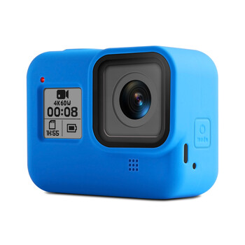 Go Pro Hero 8 Защитен силиконов калъф за GoPro Hero 8 Silicon Skin Protect Frame Черна екшън камера Аксесоари