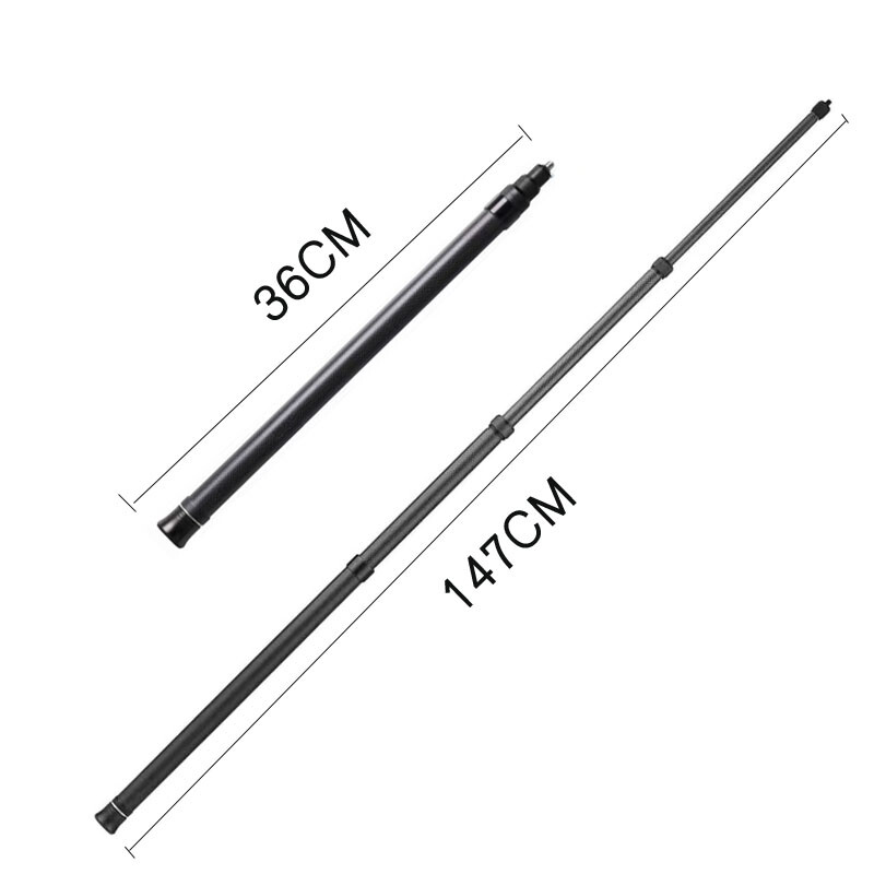 Ultra-lagani nevidljivi selfie štap od karbonskih vlakana od 1,5 m za Insta360 X3/ X2/ONE RS za GoPro dodatke