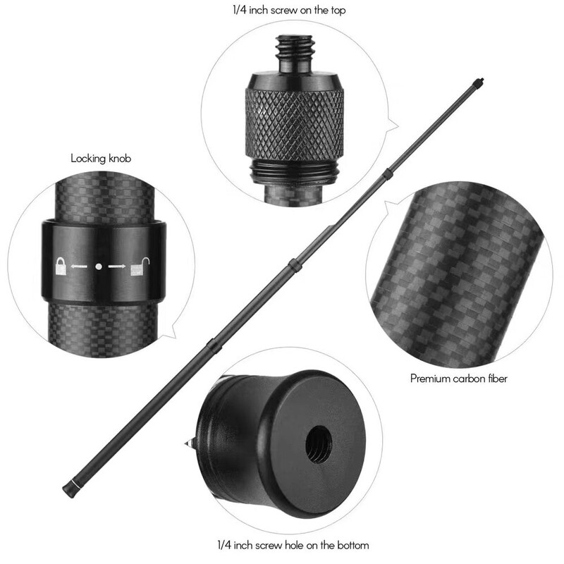 Ultra-lagani nevidljivi selfie štap od karbonskih vlakana od 1,5 m za Insta360 X3/ X2/ONE RS za GoPro dodatke