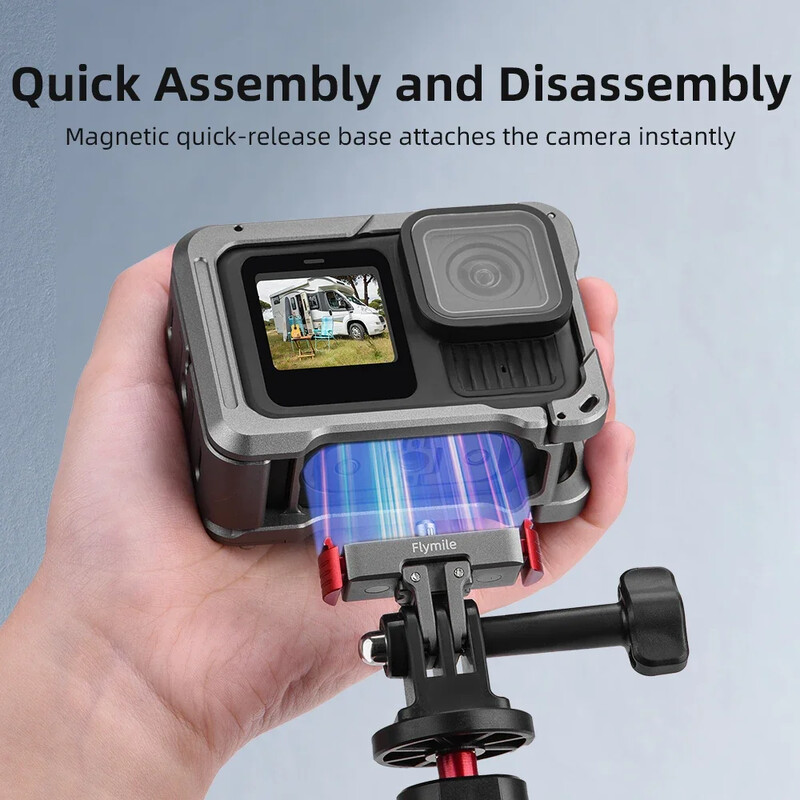 Magnetski adapter za GoPro Hero 13 Black Magnetic Quick Release Adapter Base for GoPro 13/12/11/10/9 Camera Accessories