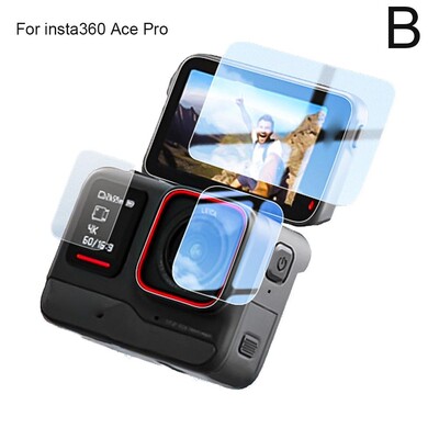 Zaštitna folija za leću zaslona za Insta360 Ace Kaljeno staklo Zaštitna za Insta360 ACE PRO Dodatna folija od kaljenog stakla protiv ogrebotina