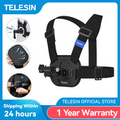 TELESIN Quick Release remen za prsa Nosač za remen za GoPro Hero 13 12 11 10 9 8 7 6 5 Insta360 SJCAM DJI OSMO Akcija