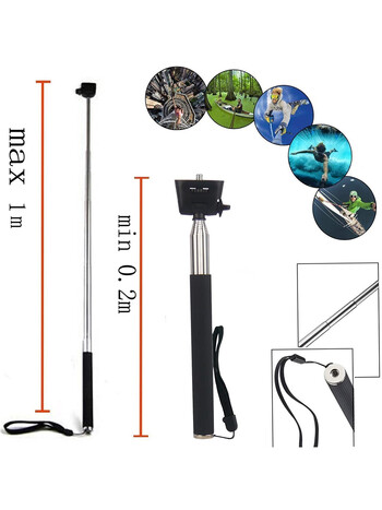 За SJCAM SJ4000 Frame Tripod Selfie Stick Плавателен стик Костюм за SJCAM SJ4000 SJ4000 WIFI SJCAM SJ4000AIR Екшън камера