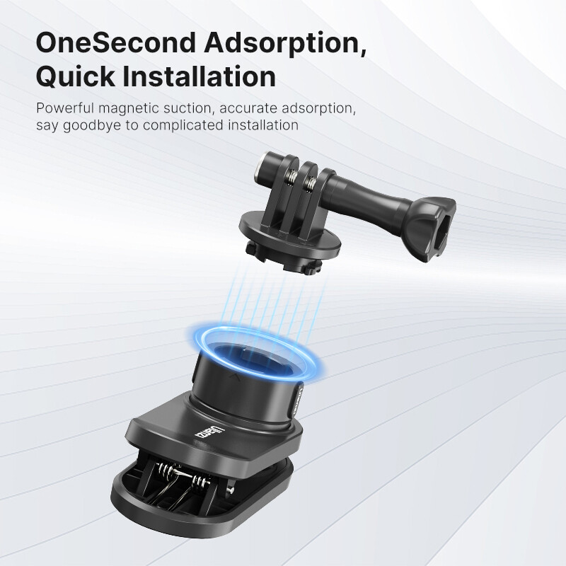 Ulanzi magnetska stezaljka za ruksak rotacija od 360° za GoPro Hero 13 11 10 9 8 7 Insta360 X3 DJI mini 3 Dodatak za akcijsku kameru