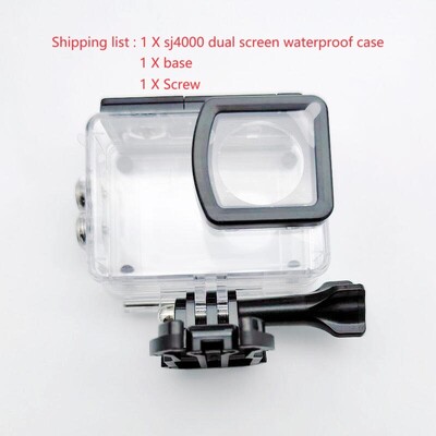 Originalni dodaci SJCAM SJ4000 Dual Screen Vodootporno kućište Kućište za podvodno ronjenje za SJCAM SJ4000 Dual Screen kameru