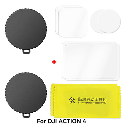 Za DJI Osmo Action 5 Pro 4 Poklopac objektiva HD kaljeno staklo Zaštitno staklo Prednja stražnja filmska kapica Za DJI Action 4 5Pro Dodaci