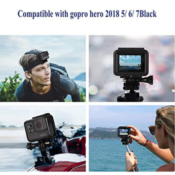 За GoPro аксесоари GoPro Hero 7 6 5 Калъф със защитна рамка Корпус за видеокамера Калъф за GoPro Hero5 6 7 Черна екшън камера