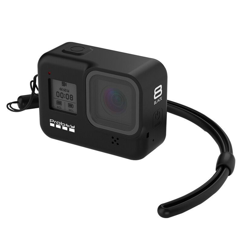 Nova mekana silikonska torbica s ručkom za narukvicu za GoPro Hero 8 dodatnu opremu