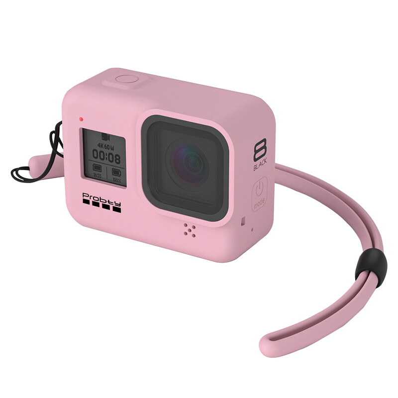 Nova mekana silikonska torbica s ručkom za narukvicu za GoPro Hero 8 dodatnu opremu