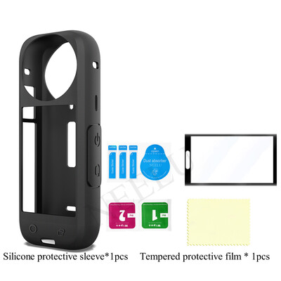 Silikonska futrola za Insta360 X4 Kaljeno staklo Zaštitna folija Zaštitna folija Poklopac za objektiv za Insta360 X4 Dodaci