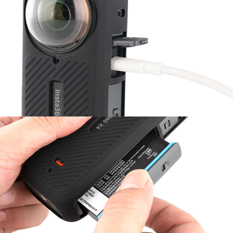 Silikonska futrola za Insta360 X4 Kaljeno staklo Zaštitna folija Zaštitna folija Poklopac za objektiv za Insta360 X4 Dodaci