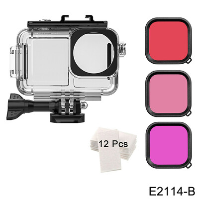 Vodootporna torbica od 40 m za DJI OSMO Action 3 4 5 Pro Podvodno kućište za ronjenje Zaštitni poklopac za ronjenje Pribor