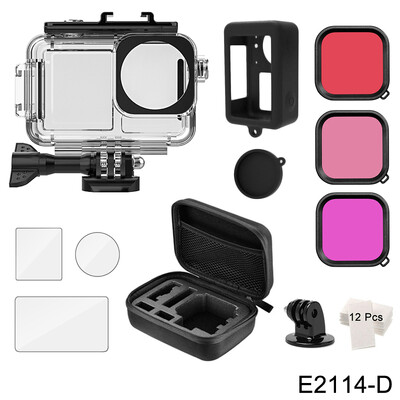 Vodootporna torbica od 40 m za DJI OSMO Action 3 4 5 Pro Podvodno kućište za ronjenje Zaštitni poklopac za ronjenje Pribor