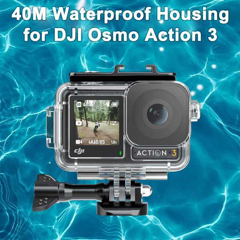 Vodootporna torbica od 40 m za DJI OSMO Action 3 4 5 Pro Podvodno kućište za ronjenje Zaštitni poklopac za ronjenje Pribor