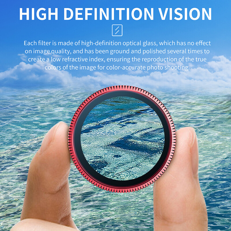 CPL-filter Insta360 GO3S-i madala murdumisteguriga valguslekkevastaste äsja uuendatud HD optiliste klaasfiltrite jaoks