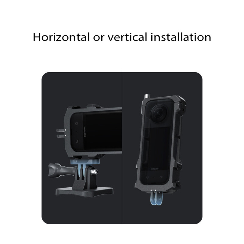 Калъф с метална разширителна рамка за Insta360 X3 Rabbit Cage Ring Защитна рамка на корпуса за Insta360 X3 Аксесоари за камера