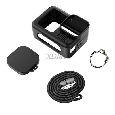 Za GoPro Hero 13 Poklopac objektiva Puni zaštitni poklopac Silikonska torbica s ručkom Narukvica za GoPro 13 Dodaci za kameru