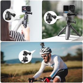 Ulanzi Go Quick II Release System за GoPro Hero 13 12 11 10 9 8 7 6 Insta360 DJI Osmo Action Mount Base Статив Аксесоар за Gopro