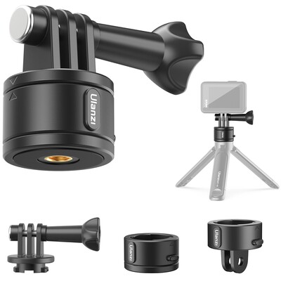 Ulanzi Go Quick II Release System za GoPro Hero 13 12 11 10 9 8 7 6 Insta360 DJI Osmo Action Mount Base Stativ Gopro dodatak