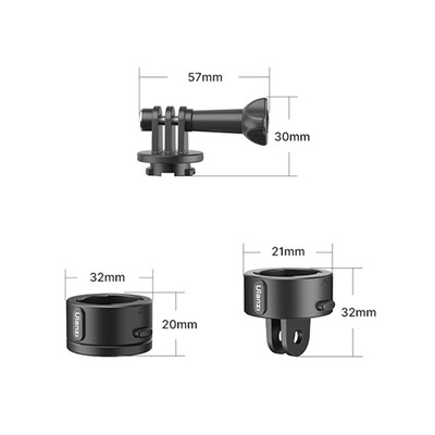 Ulanzi Go Quick II Release System za GoPro Hero 13 12 11 10 9 8 7 6 Insta360 DJI Osmo Action Mount Base Stativ Gopro dodatak