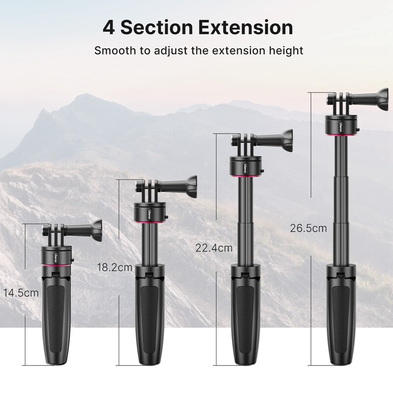 Ulanzi Go Quick II Release System za GoPro Hero 13 12 11 10 9 8 7 6 Insta360 DJI Osmo Action Mount Base Stativ Gopro dodatak