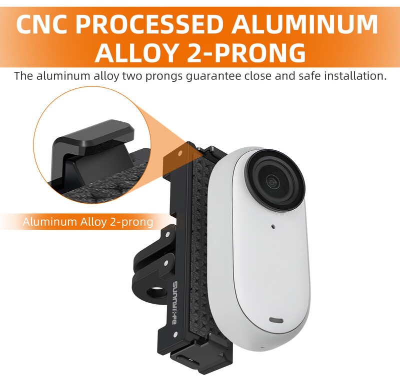 Magnetski adapter za brzo otpuštanje, montažni nosač za Insta360 Go 3S, adapter za proširenje za Insta360 Go 3 Dodaci za fotoaparate s palcem