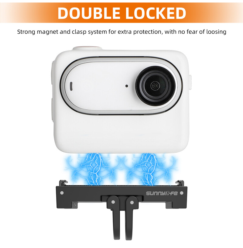 Magnetski adapter za brzo otpuštanje, montažni nosač za Insta360 Go 3S, adapter za proširenje za Insta360 Go 3 Dodaci za fotoaparate s palcem