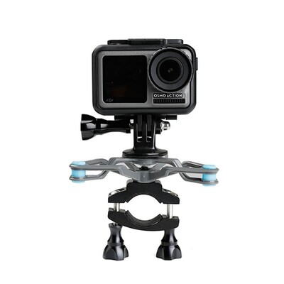 Dviračio dviračio laikiklis fiksuotas segtukas su amortizatoriumi, skirta OSMO Action, skirta Gopro Hero veiksmo kameros priedams