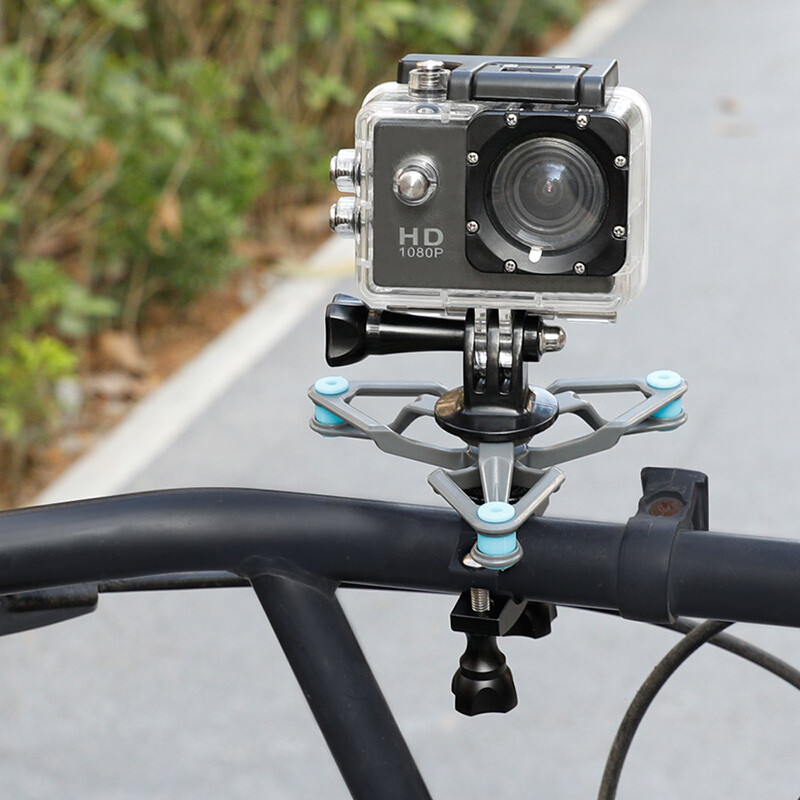 Suport pentru bicicletă Clip fix cu amortizor amortizor cardan pentru acțiune OSMO pentru accesorii pentru camera de acțiune Gopro Hero