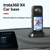 Nosač za vozilo za Insta360 X4 Bazu Silikonsko protuklizno postolje za automobil Stolni držač Len Zaštitna navlaka Insta 360 X4 Dodaci