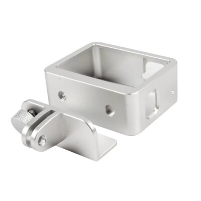 Rubni okvir od aluminijske legure, zaštitno kućište u obliku kostura / kućište / školjka za GoPro Hero 5 6 7, crni dodaci za akcijske kamere, metalni