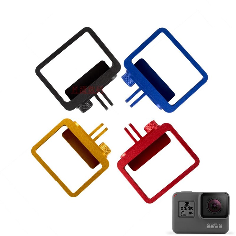 Rubni okvir od aluminijske legure, zaštitno kućište u obliku kostura / kućište / školjka za GoPro Hero 5 6 7, crni dodaci za akcijske kamere, metalni
