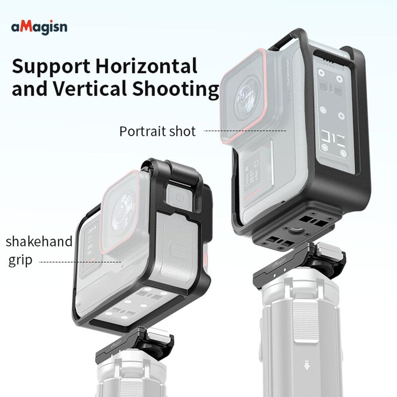 ABS okvir za Insta360 Ace Pro Metalni kavez za zečeve Zaštitni granični okvir za Insta360 Ace Sports Camera Camera