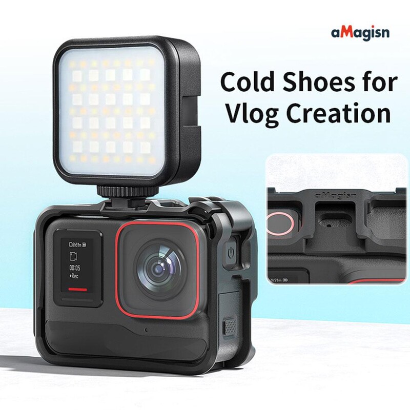 ABS okvir za Insta360 Ace Pro Metalni kavez za zečeve Zaštitni granični okvir za Insta360 Ace Sports Camera Camera