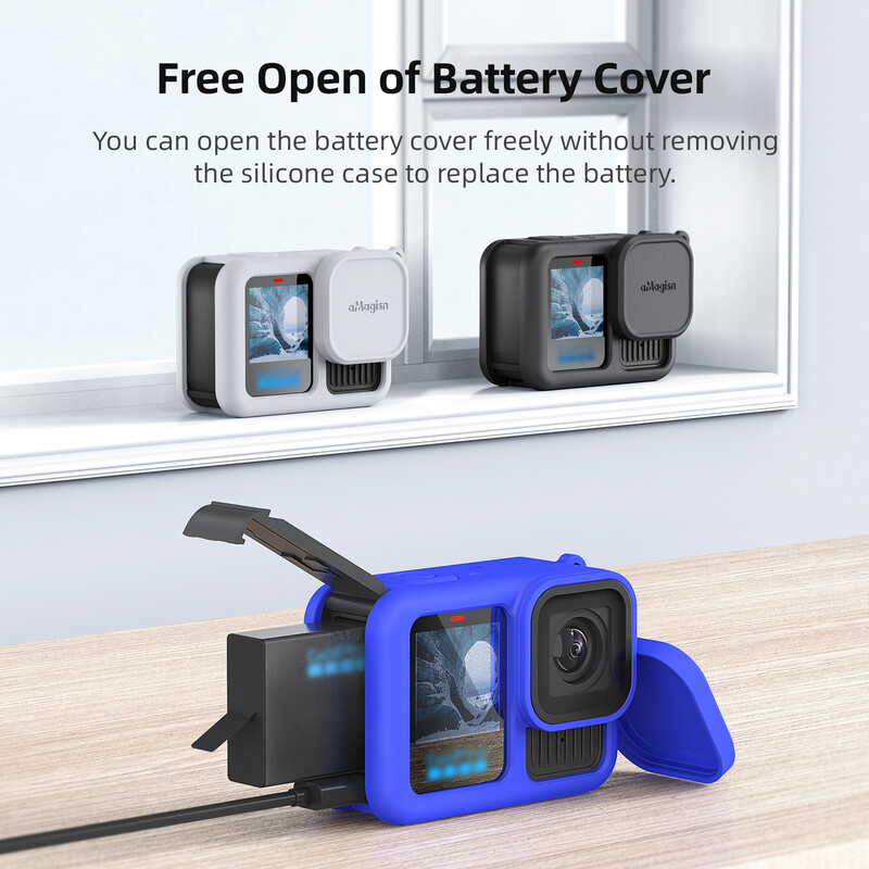 Za Gopro 13 crno zaštitno meko standardno kućište, gumeni silikonski štitnik za leće za Gopro Hero13