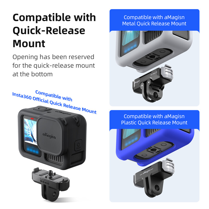 Za Gopro 13 crno zaštitno meko standardno kućište, gumeni silikonski štitnik za leće za Gopro Hero13