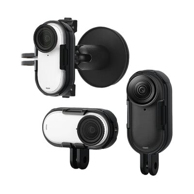 За Insta360 GO 3 GO 3S Вертикален и хоризонтален монтажен комплект Скоба за разсейване на топлината Защитен калъф Аксесоари за камера