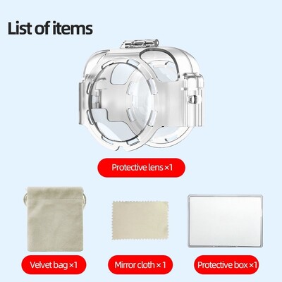 Za Insta360 X4 Prozirni poklopac objektiva protiv zamagljivanja Zaštitna kapa Štitnik za objektiv akcijske kamere Zaštitnik za Insta360 X4 Dodaci