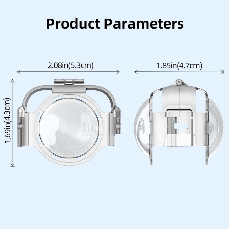 Za Insta360 X4 Prozirni poklopac objektiva protiv zamagljivanja Zaštitna kapa Štitnik za objektiv akcijske kamere Zaštitnik za Insta360 X4 Dodaci