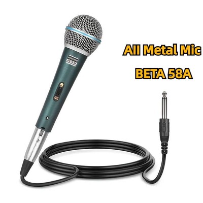 BETA 58A superkardioidni dinamički mikrofon za scensko pjevanje Profesionalni žičani mikrofon za Shure Karaoke BBOX snimanje vokala