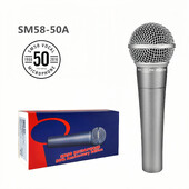 SM58-50A Кардиоиден динамичен микрофон за сценично пеене Професионален кабелен микрофон за караоке Shure BBOX запис на вокал