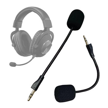 Ανταλλακτικό μικρόφωνο 3,5 mm E-Sports Game Headset Mic Bendable Game Mic MIC Boom για Logitech G PRO G PRO X Gaming Headset