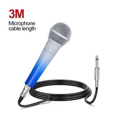 Dinamični metalni ručni žičani mikrofon s klavirskim lakom za pečenje za pjevanje karaoka