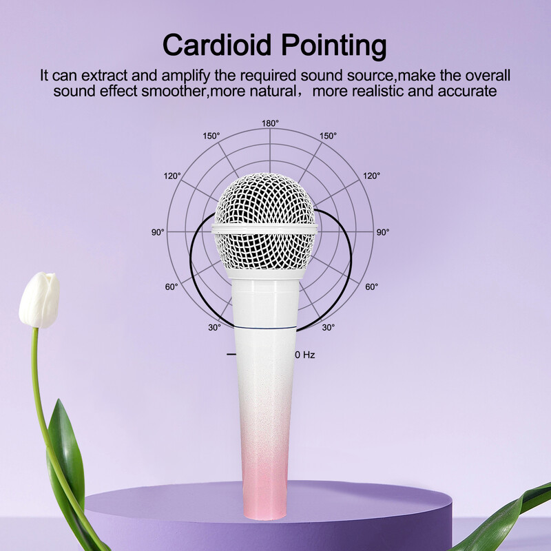 Dinamični metalni ručni žičani mikrofon s klavirskim lakom za pečenje za pjevanje karaoka