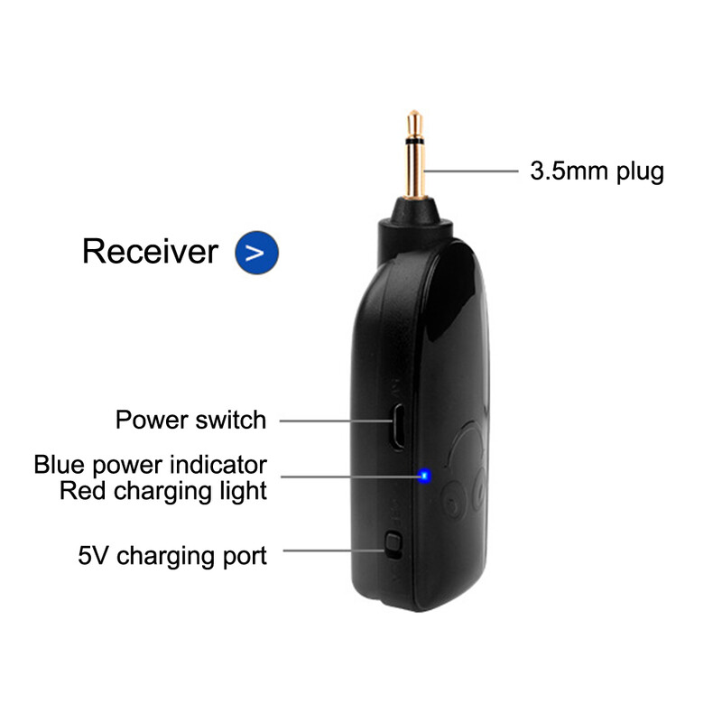 Безжични микрофонни слушалки UHF безжични слушалки и ръчен 2 в 1 микрофон с LED цифров дисплей Микрофон с обхват 165 фута
