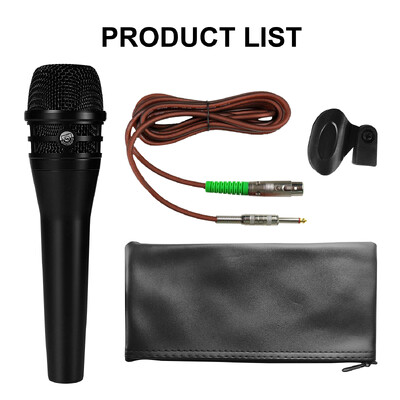 KSM8 Суперкардиоиден динамичен вокален микрофон за Stage Performane Професионален кабелен микрофон за караоке запис пеене