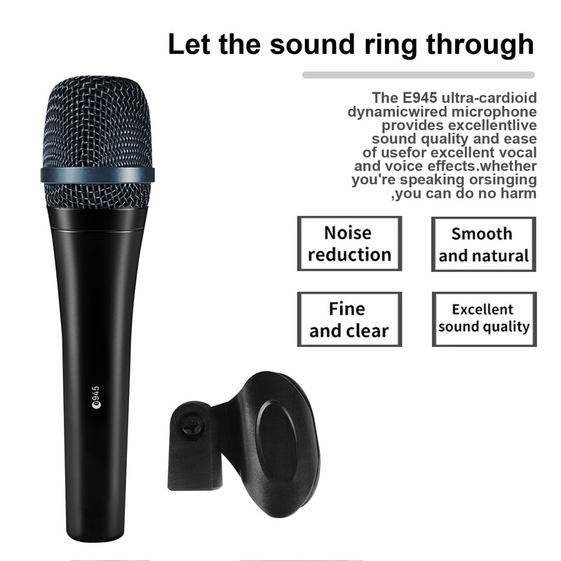 E945 superkardioidni dinamički mikrofon Profesionalni žičani ručni mikrofon za karaoke scensko pjevanje BBOX vokalni mikrofon za snimanje