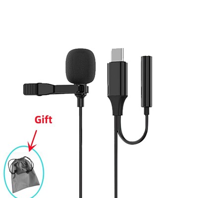 MC02 3,5 мм микрофон за лаптоп, специално радио, видео на живо, SLR камера, интервю, безжичен лаптоп, професионален микрофон 1,5 м